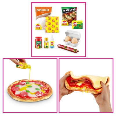SLIME MART Gatavošanas komplekts - Iepirkumu groziņš "Pizza", 15905B