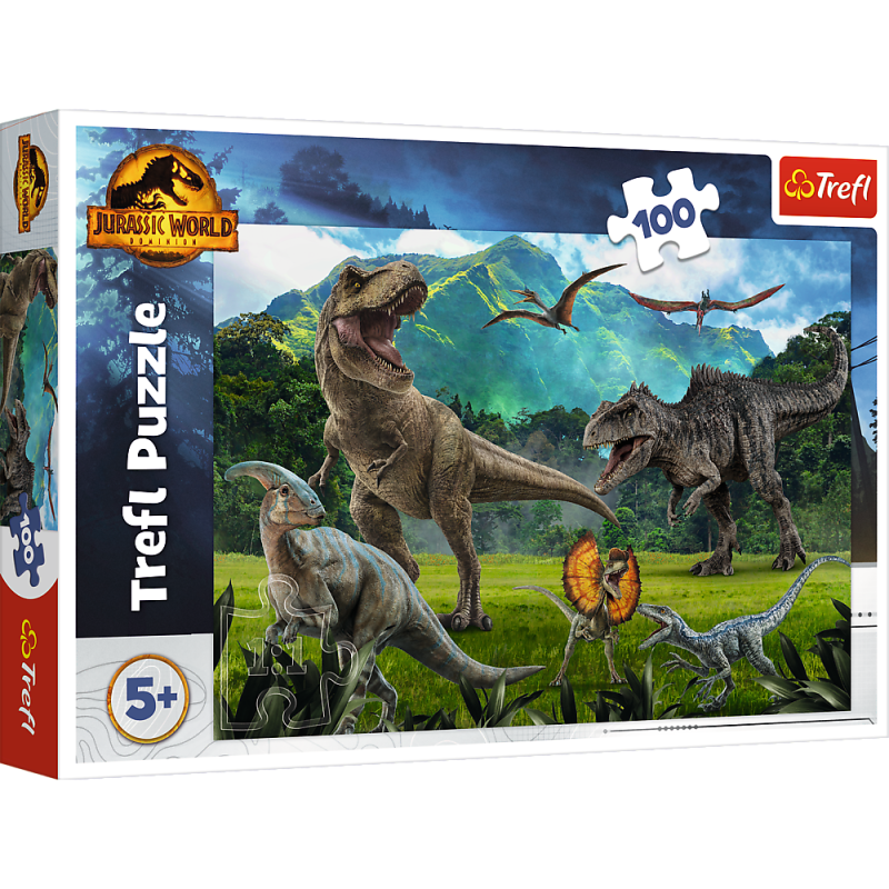 TREFL JURASSIC WORD Puzle, 100 gab., 16441T