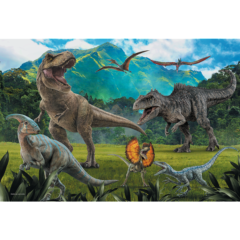 TREFL JURASSIC WORD Puzle, 100 gab., 16441T