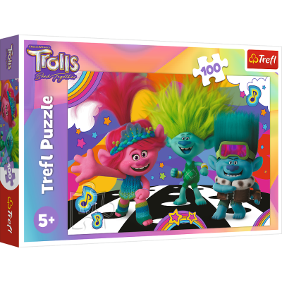 TREFL TROLLS Puzle Troļļi 3, 100 gab., 16461T