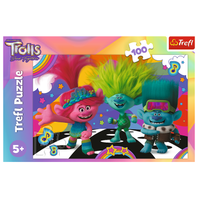 TREFL TROLLS Puzle Troļļi 3, 100 gab., 16461T