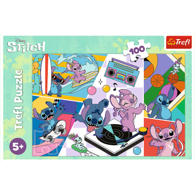 TREFL DISNEY STITCH Puzle, 100 gab., 16473T