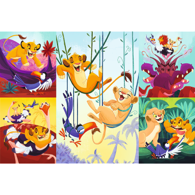 TREFL DISNEY Puzle Karalis Lauva, 100 gab., 16478T