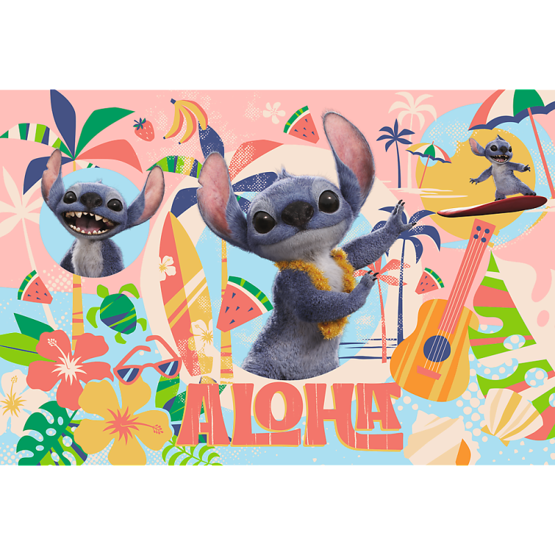 TREFL DISNEY STITCH Puzzle Stitch un draugi, 100 gab., 16495T