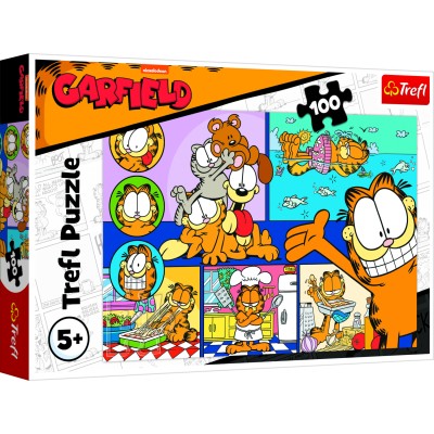 TREFL GARFIELD Puzle, 100 gab., 16521T