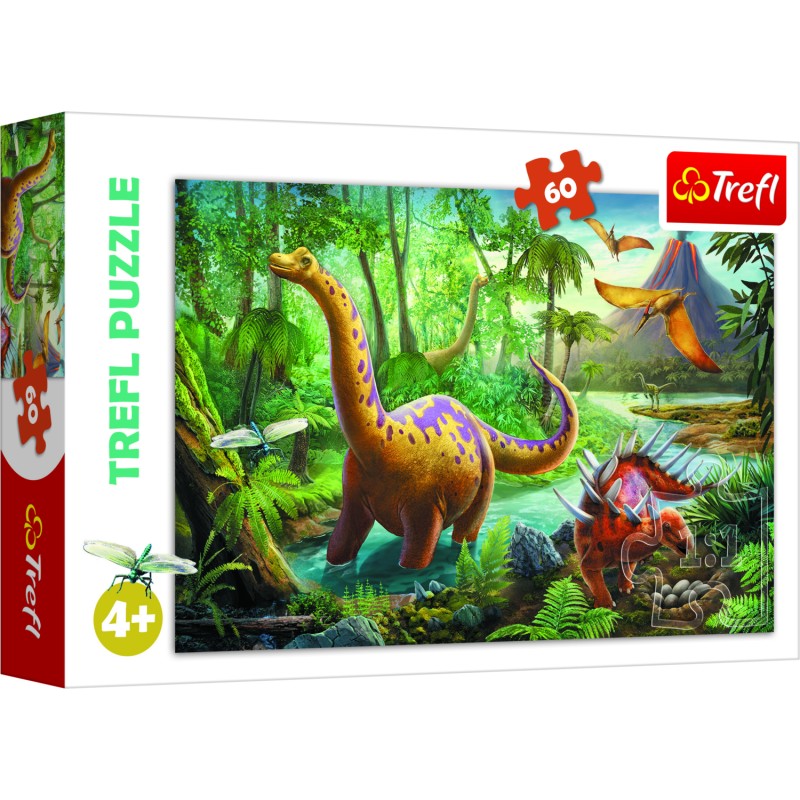 TREFL Puzle Dinozauri, 60 gab, 17319T
