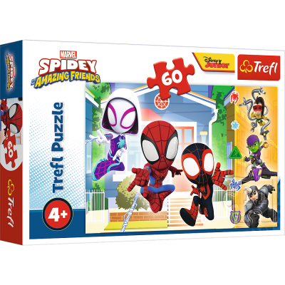 TREFL SPIDER-MAN Puzle Spidey, 60 gab., 17371T