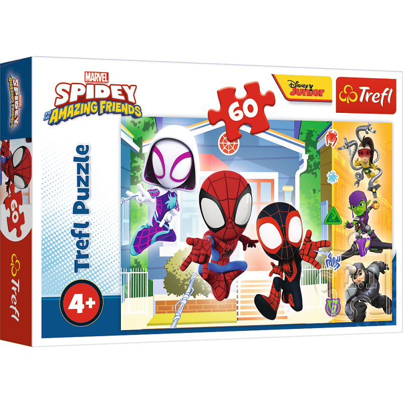 TREFL SPIDER-MAN Puzle Spidey, 60 gab., 17371T