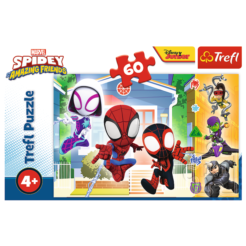TREFL SPIDER-MAN Puzle Spidey, 60 gab., 17371T