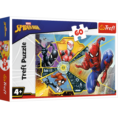 TREFL SPIDER-MAN Puzle Zirnekļcilvēks, 60 gab., 17372T
