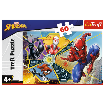 TREFL SPIDER-MAN Puzle Zirnekļcilvēks, 60 gab., 17372T