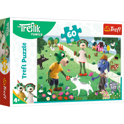 TREFL Puzle Trefliku ģimene, 60 gab., 17377T