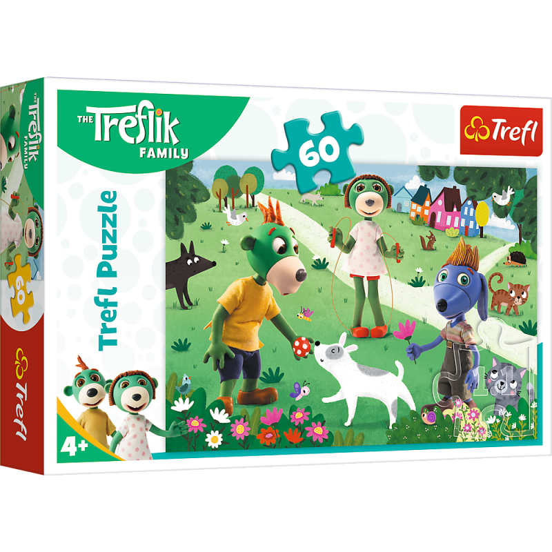 TREFL Puzle Trefliku ģimene, 60 gab., 17377T