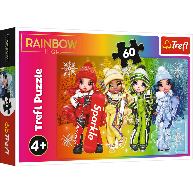 TREFL RAINBOW HIGH Puzle, 60 gab., 17380T