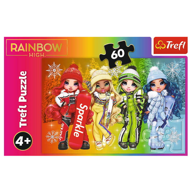 TREFL RAINBOW HIGH Puzle, 60 gab., 17380T