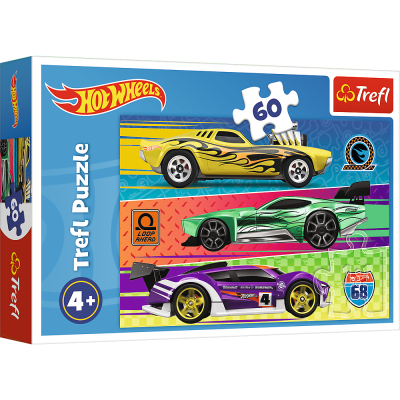TREFL HOT WHEELS Puzle, 60 gab., 17389T