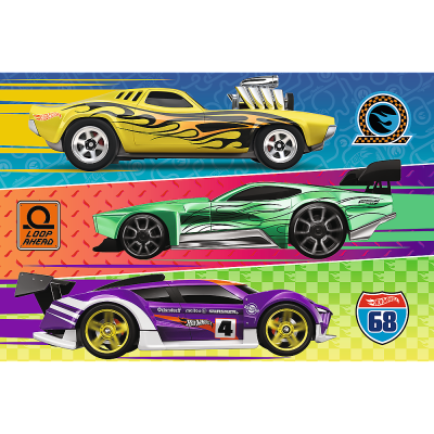 TREFL HOT WHEELS Puzle, 60 gab., 17389T