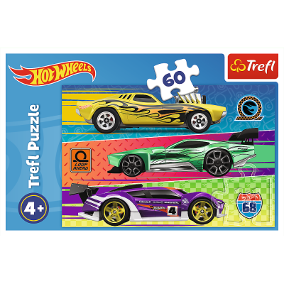 TREFL HOT WHEELS Puzle, 60 gab., 17389T