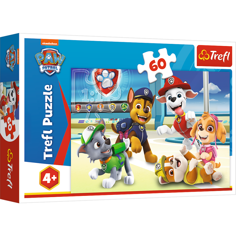 TREFL PAW PATROL Puzle Paw Patrol, 60 gab., 17392T
