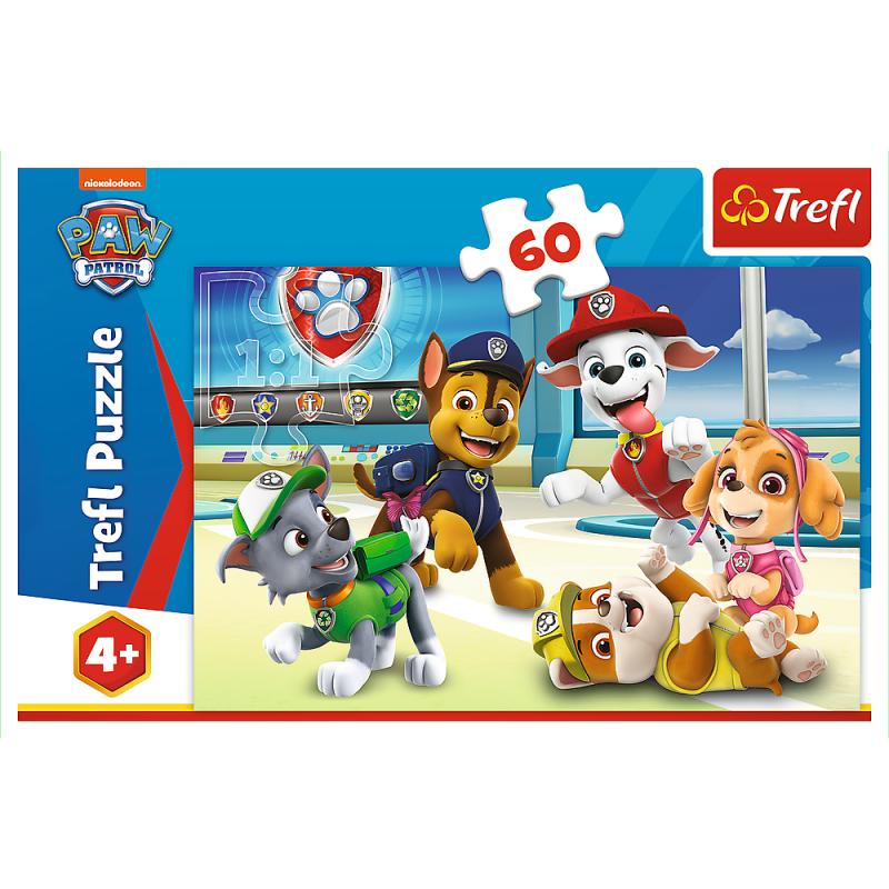 TREFL PAW PATROL Puzle Paw Patrol, 60 gab., 17392T