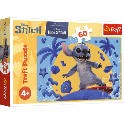 TREFL DISNEY STITCH Puzle Diena ar Stitch, 60 gab., 17407T