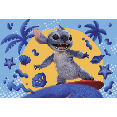 TREFL DISNEY STITCH Puzle Diena ar Stitch, 60 gab., 17407T