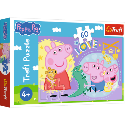 TREFL PEPPA PIG Puzle Peppa, 60 gab., 17414T