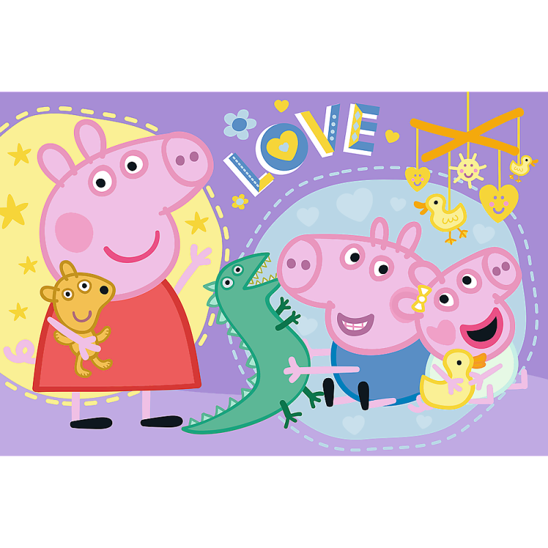 TREFL PEPPA PIG Puzle Peppa, 60 gab., 17414T