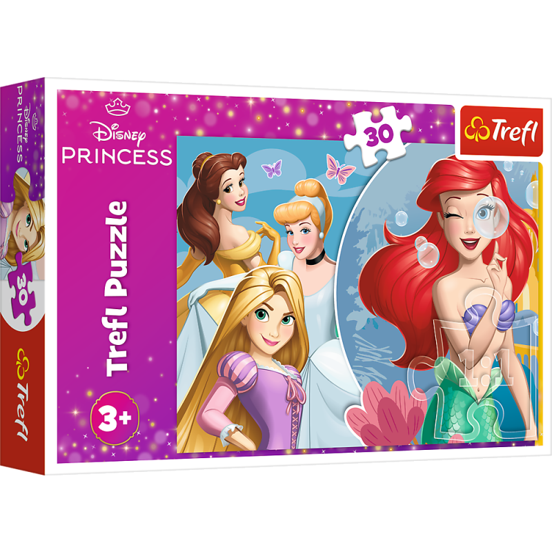 TREFL DISNEY PRINCESS Puzle Princesess, 30 gab., 18308T