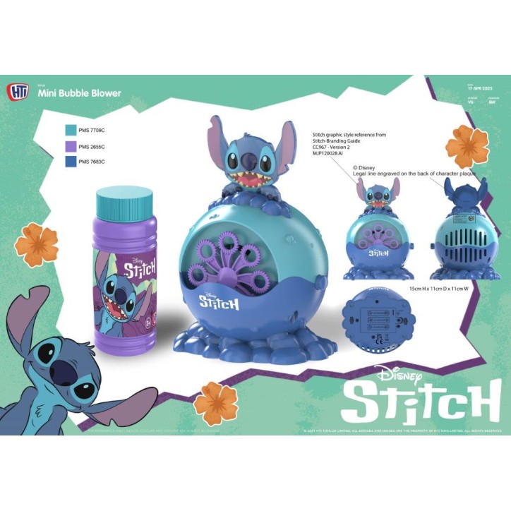 DISNEY STITCH Burbuļu pūtējs, 1910255