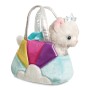 AURORA Fancy Pals Plīša kaķu princese zilā somā, 20 cm, 200627C