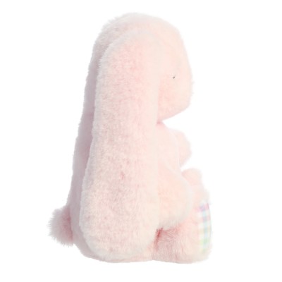 AURORA Rainbow Gingham Bunnies Plīša rozā trusis, 18 cm, 201030D