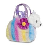 AURORA Fancy Pals Plīša kucēns violetā somā, 20 cm, 210552B