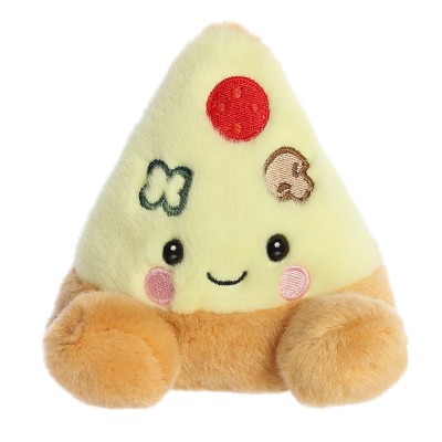 AURORA Palm Pals Plīša rotaļlieta picas šķēlīte Peppa, 12 cm, 210649P
