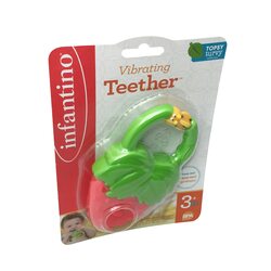 INFANTINO Vibrējoša kožamā rotaļlieta "Zemene", 216429