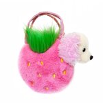 AURORA Fancy Pals Mīkstā rotaļlieta Strawberry poodle in a bag, 20 cm, 220733D