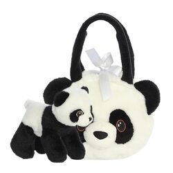 AURORA Fancy Pals plīša rotaļlieta Panda somiņā, 20 cm, 220897C