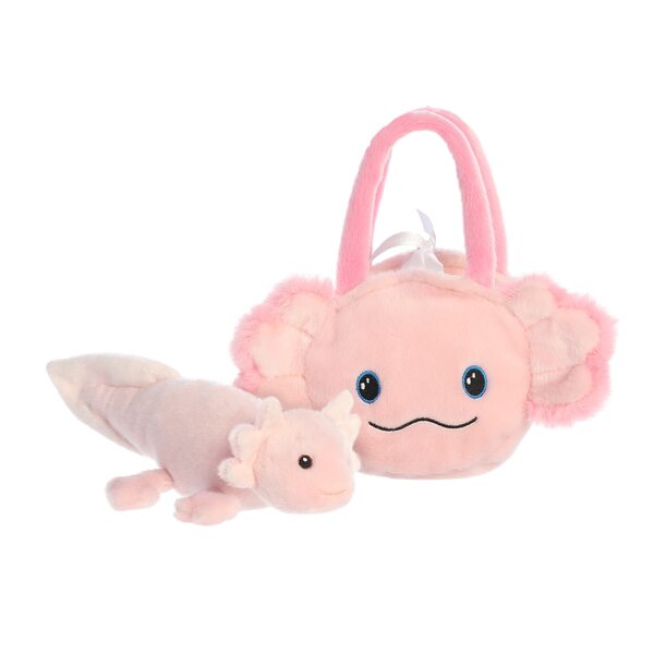 AURORA Fancy Pals plīša rotaļlieta Aksolotls somiņā, 20 cm, 220897F