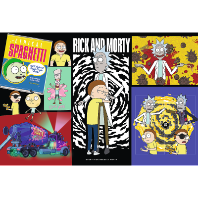 TREFL Puzle Rick and Morty, 300 gab., 23035T