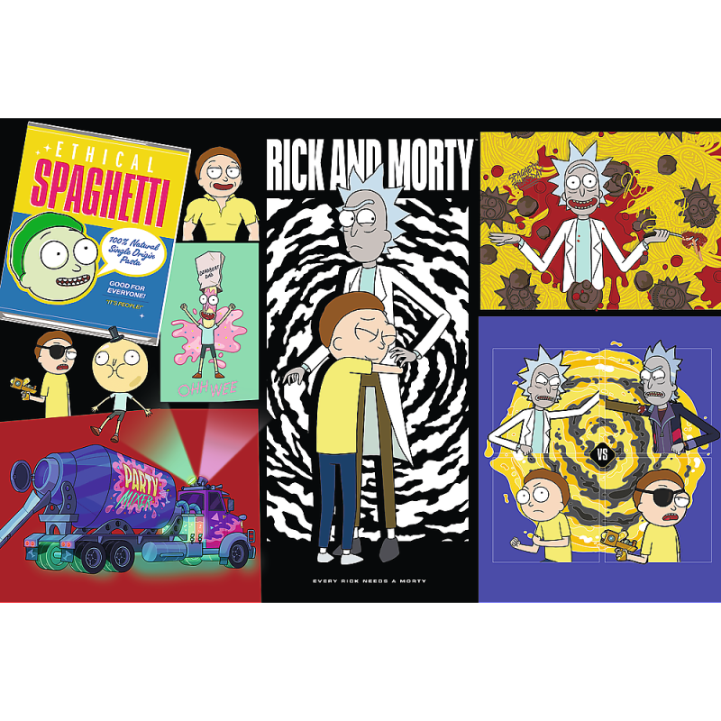 TREFL Puzle Rick and Morty, 300 gab., 23035T