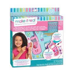 MAKE IT REAL Lūpu spīdums – atverams telefons un pašdarināta siksniņa, 2329M