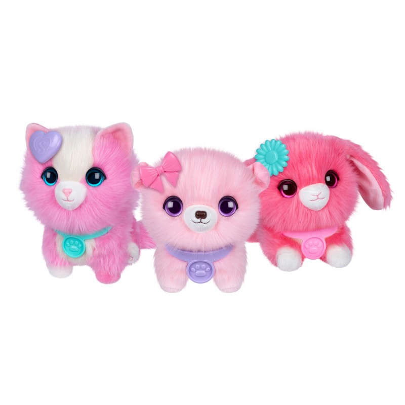 SCRUFF-A-LUVS plīša mājdzīvnieks, rozā, 19 cm, 30326