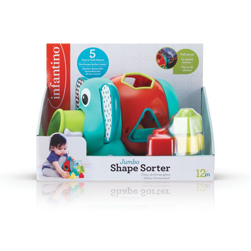 INFANTINO Formu šķirotājs zilonēns, Jumbo, 306912