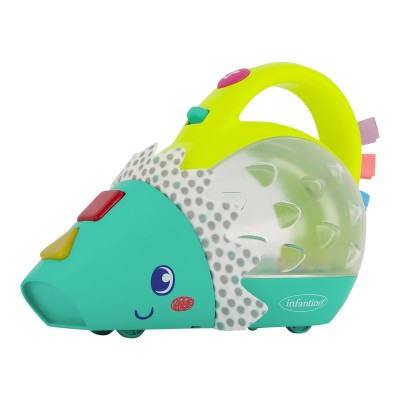 INFANTINO Push & pop Muzikālais mini putekļsūcējs ar gaismām, 307015