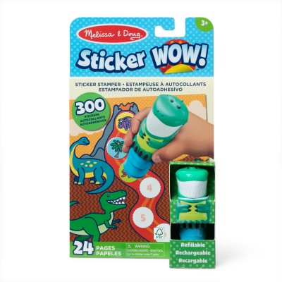 MELISSA & DOUG Sticker WOW! Aktivitāšu komplekts - Dinozaurs, 32012