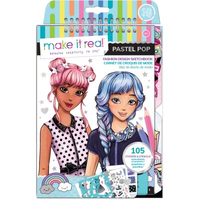 MAKE IT REAL Skiču burtnīca "Pastel Pop!", 3205