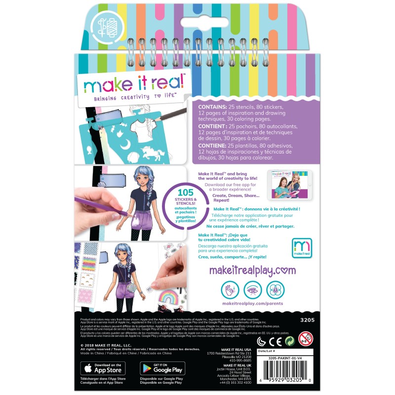 MAKE IT REAL Skiču burtnīca "Pastel Pop!", 3205