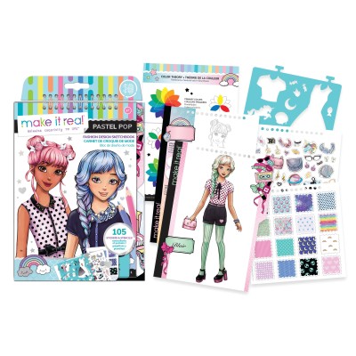 MAKE IT REAL Skiču burtnīca "Pastel Pop!", 3205