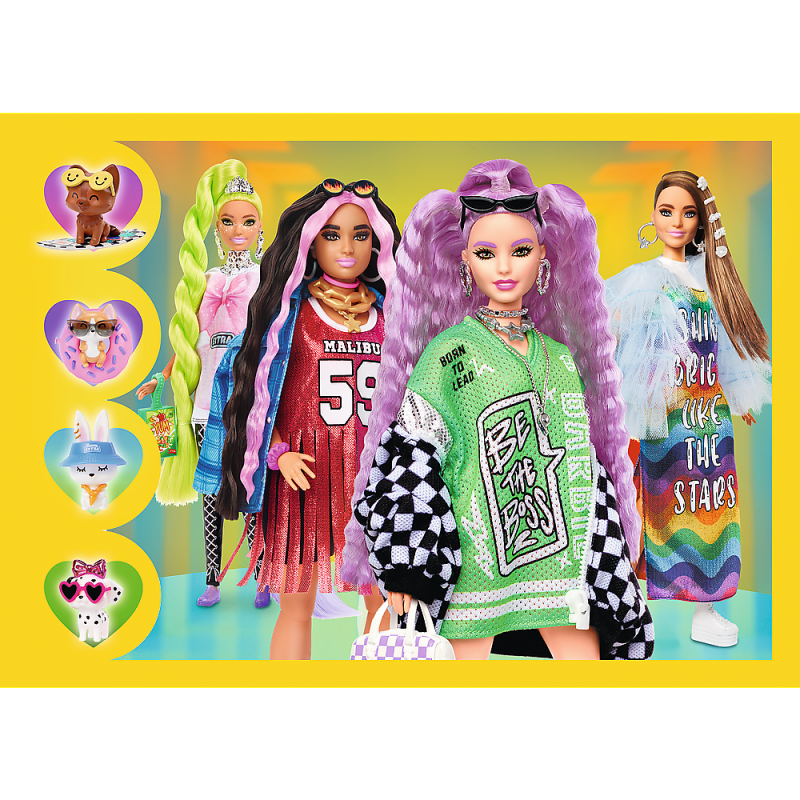 TREFL BARBIE Pužļu komplekts 4in1, 34626T