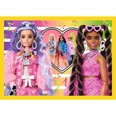 TREFL BARBIE Pužļu komplekts 4in1, 34626T
